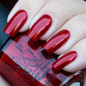 OPI ~ NEW Danke Shiny Red .5 oz